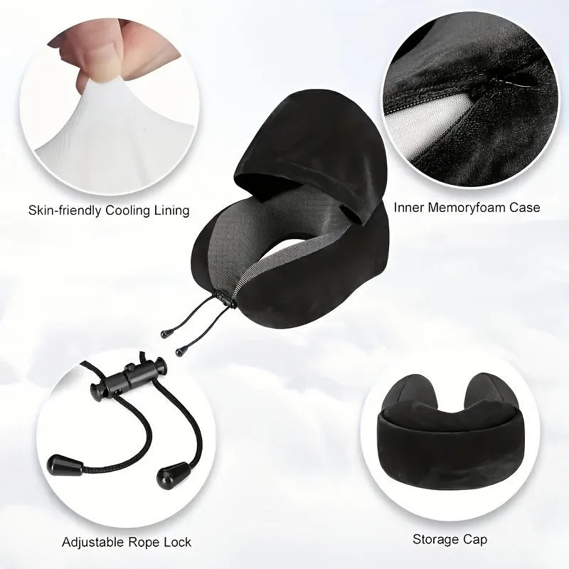 Neck pillow Hooded
